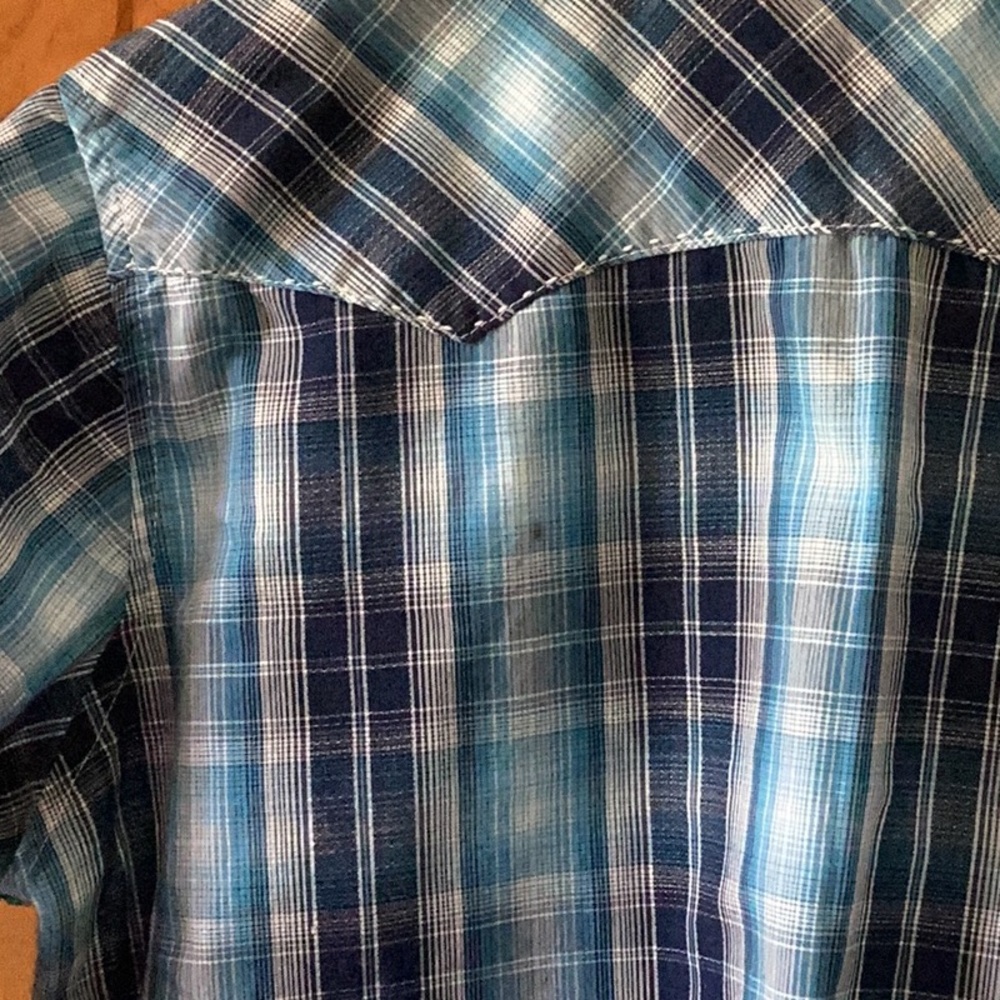 Boys Wrangler Pearl Snap - Picture 4 of 5